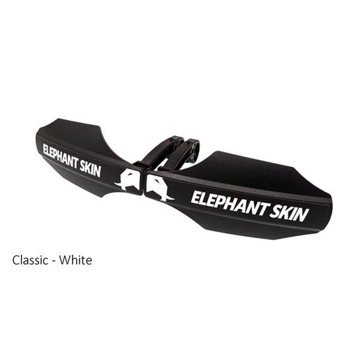 מגני יידים לאופניים אלפנט סקין לבן - ELEPHANT SKIN HANDGUARDS CLASSIC