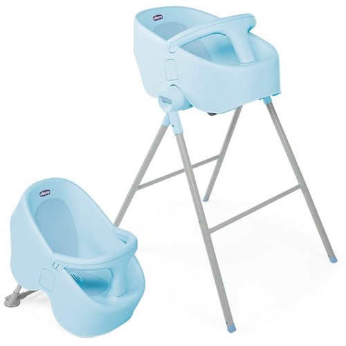 אמבטיה וכיסא אמבטיה גבוה Bubble Nest תכלת CHICCO