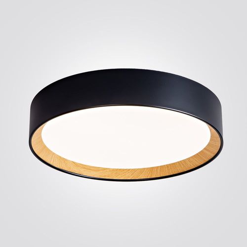 צמוד תקרה קליאר שחור+עץ  CCT (60Φ ס