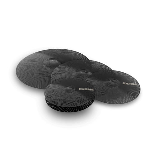 סט מצילות שקטות ועורות EVANS ECPPB-DB1-R DB ONE DRUMHEADS + CYMBAKS