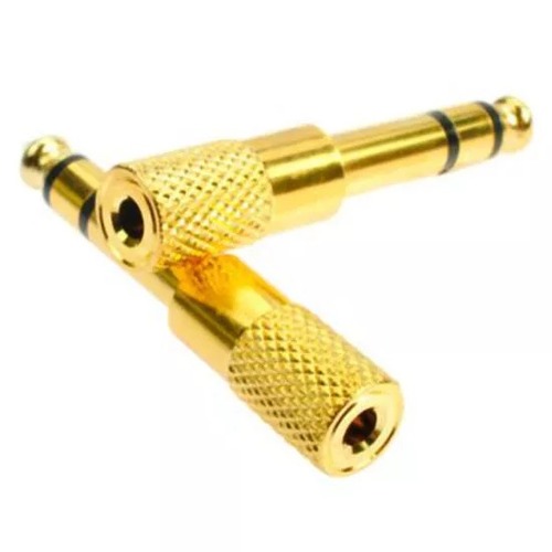 מתאם אודיו GOLD TOUCH 6.5mm male to 3.5mm Female