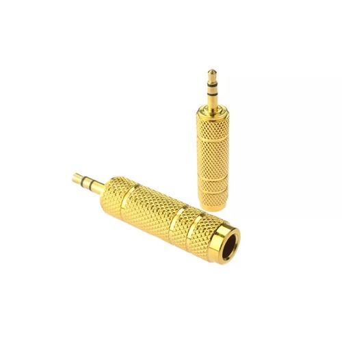 מתאם אודיו GOLD TOUCH 3.5mm male to 6.5mm Female