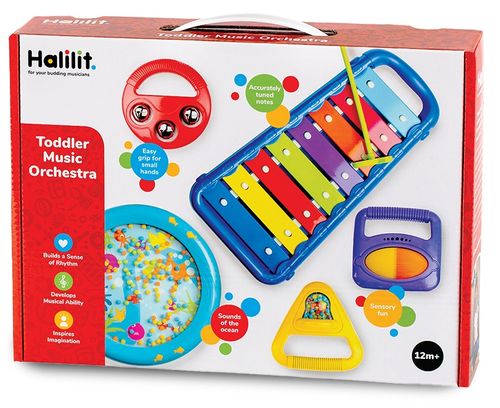 סט 5 כלי נגינה - תזמורת לקטנטנים 