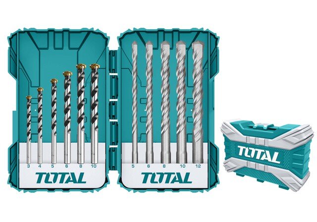 סט 11 ביטים למקדחי בטון ופטיש 3 מ"מ