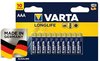 40 סוללות Varta Alkaline AAA LR03