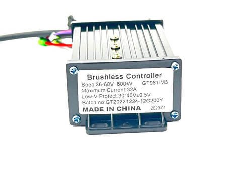בקר 600w 32A מוקטן עם כבל צמה מוכן (Brush-Less Motor Controller)
