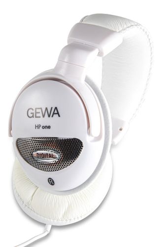 אוזניות סטריאו דינאמיות בצבע לבן GEWA HP ONE 170925 