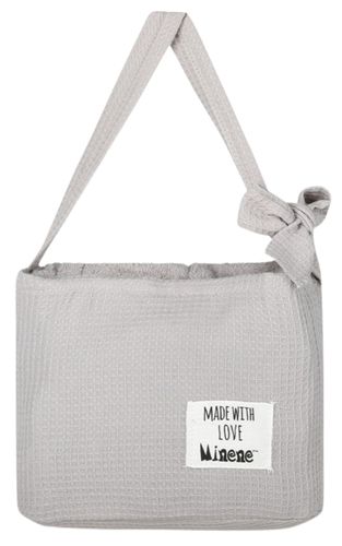 מגבת חיבוקי - מגבת רחצה לתינוק עם קפוצ'ון ואוזניים 100% כותנה - אפור בהיר