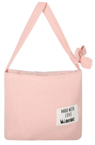 מגבת חיבוקי - מגבת רחצה לתינוק עם קפוצ'ון ואוזניים 100% כותנה - ורוד מסטיק