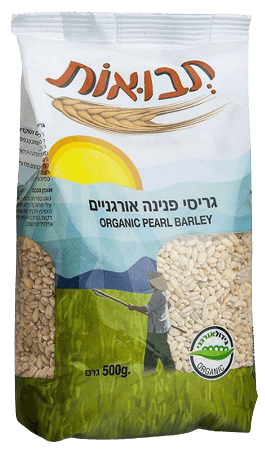 גריסי פנינה אורגניים 500 ג' תבואות