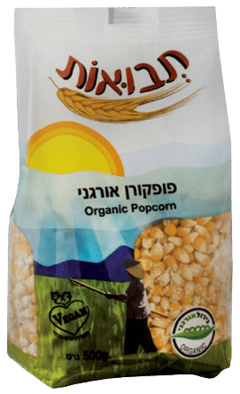 תירס פופקורן אורגני 500 ג' תבואות
