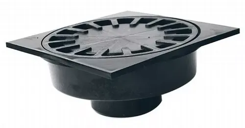קולט גשם אנכי 250X250 יציאה 110 