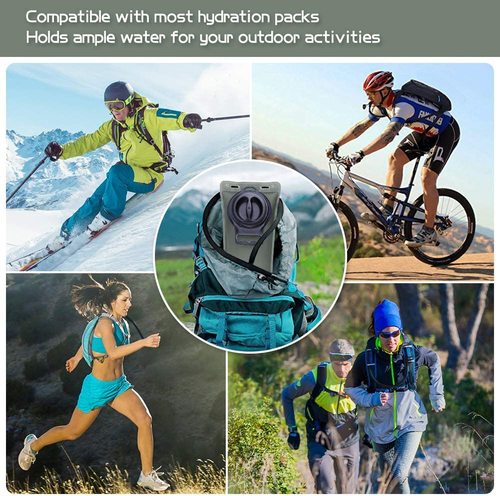 שלוקר שקית שתיה עם צינורית  3 ליטר Hydration BPA FREE