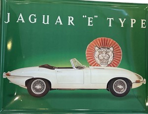 תמונת פח רטרו JAGUAR E TYPE