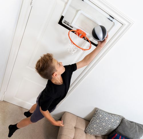 מיני כדור כדורסל מספוג קשיח PRO MINI FOAM BALL - שחור/כסוף