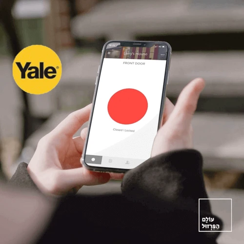 אפליקציית Yale Access למנעול חכם לדלת לינוס linus נעילה חכמה, שחור- ייל - yale | עולם הפרזול