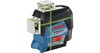פלס לייזר ירוק היקפי נטען 3 מעגלים 30 מטר BOSCH GLL 3-80GC 12V IP54 Bluetooth