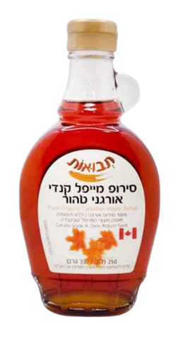 סירופ מייפל קנדי אורגני תבואות