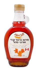 סירופ מייפל קנדי אורגני תבואות