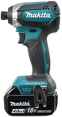 מברגת אימפקט נטענת בראשלס + סוללה 1.5 אמפר MAKITA DTD153 BL 18V