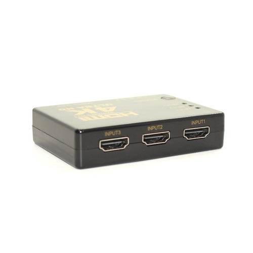 בורר 1ל-3  Gold Touch - 4K HDMI Switch + Remote Control