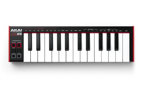 זוית נוספת Akai LPK25 mk2 top