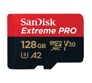 Sandisk Extreme PRO MICRO SD 128GB 200mbs סנדיסק