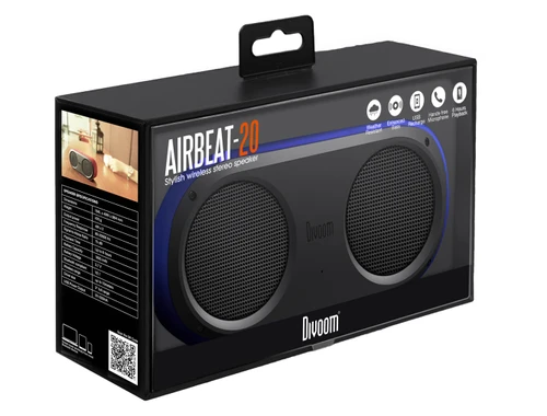 רמקול נייד Divoom Airbeat 20 כחול - איכות אמריקאית