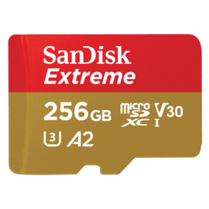 Sandisk Extreme micro SDHC 256mb 190mbs סנדיסק