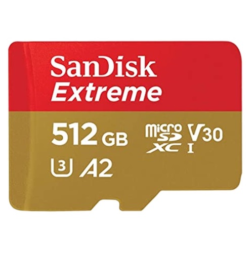 Sandisk  Extreme  MICRO  SD  4K 512GB 190mbs