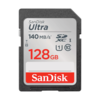 כרטיס SanDisk 128GB ULTRA 140MB