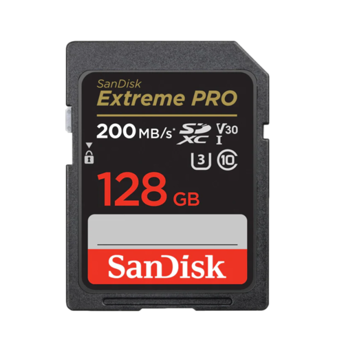 Sandisk  Extreme  PRO SDHC  128GB 200mbs V30
