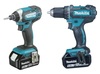 סט מברגות + 2 סוללות 5AH דגם DLX2127 מתוצרת Makita