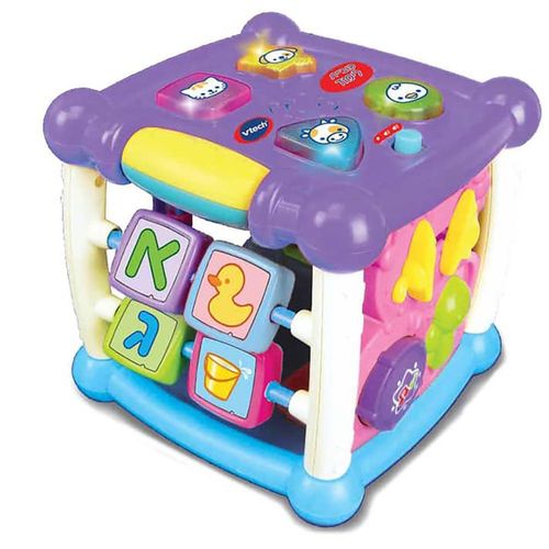 ויטק - קובית לימוד בעברית סגולה - VTech