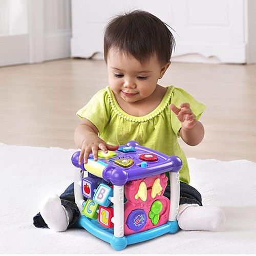 ויטק - קובית לימוד בעברית סגולה - VTech