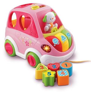 ויטק - מכונית סידור צורות ורוד - Vtech