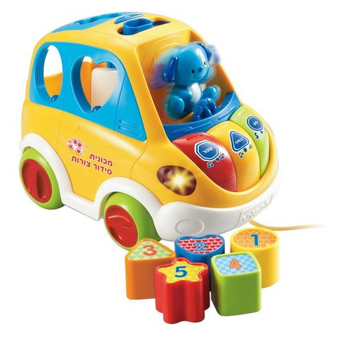 ויטק - מכונית סידור צורות בעברית - VTech