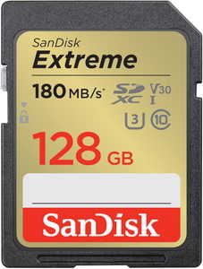 Sandisk Extreme SDHC 128GB 180mbs סנדיסק