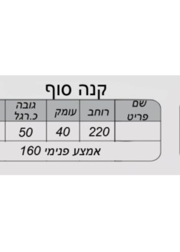 מזנון דגם קנה סוף