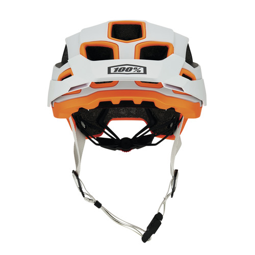 קסדת אול מאונטיין לאופניים 100% כתום / לבן  -  ALTEC FIDLOCK