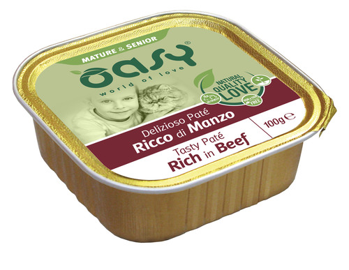 מעדן אואסי פטה בקר סניור 100 גרם