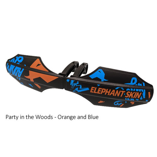 מגני יידים לאופניים אלפנט סקין כתום / כחול - ELEPHANT SKIN HANDGUARDS SPECIAL
