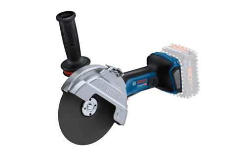 משחזת זווית נטענת ללא פחמים BOSCH GWS18V-180PC - גוף בלבד
