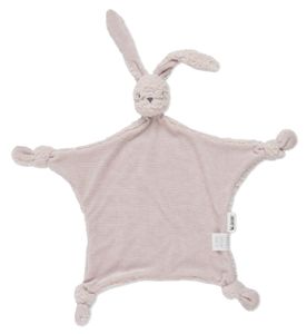 שמיכי באני רך ונעים למגע עם צד פרוותי וצד חלק - ורוד עתיק