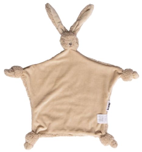 שמיכי באני רך ונעים למגע עם צד פרוותי וצד חלק - חום בהיר