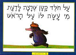 על חולד קטן שרצה לדעת מי עשה לו על הראש -ורנר הולצווארת כתר