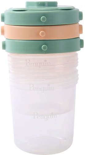 סט כלי אחסון לאוכל ונוזלים Penguin