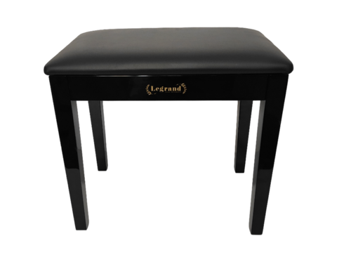כסא פסנתר קלאסי עם תא איחסון PB-8 בצבע שחור מבית LEGRAND