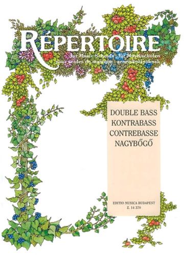ספר תווים לקונטרבס Repertoire for Music Schools - for Double Bass with Piano Accompaniment