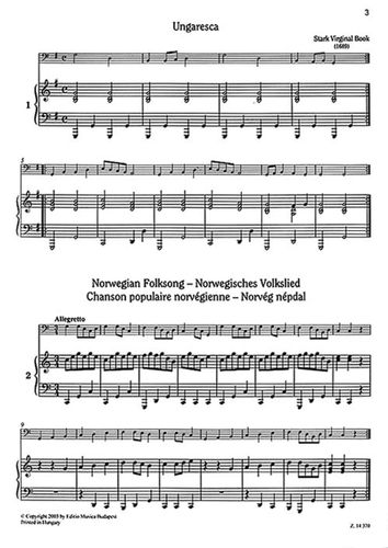 ספר תווים לקונטרבס Repertoire for Music Schools - for Double Bass with Piano Accompaniment